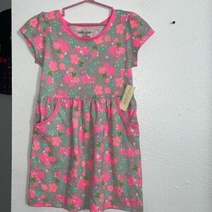 Girls Flower Dress Size 7/8 (M)